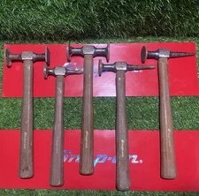 Set Of 5 Snap-On Body Hammers. BF630B, BF611B, BF631B, BF610B & BF617B. (Read)