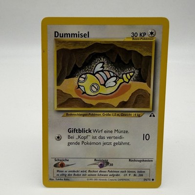 Pokémon Dummisel 54/75 DE Common Neo Entdeckung 2001