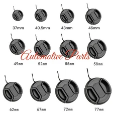 1pc 37～95mm Front Lens Cap Cover Center Pinch Snap On For Nikon Sony Pentax