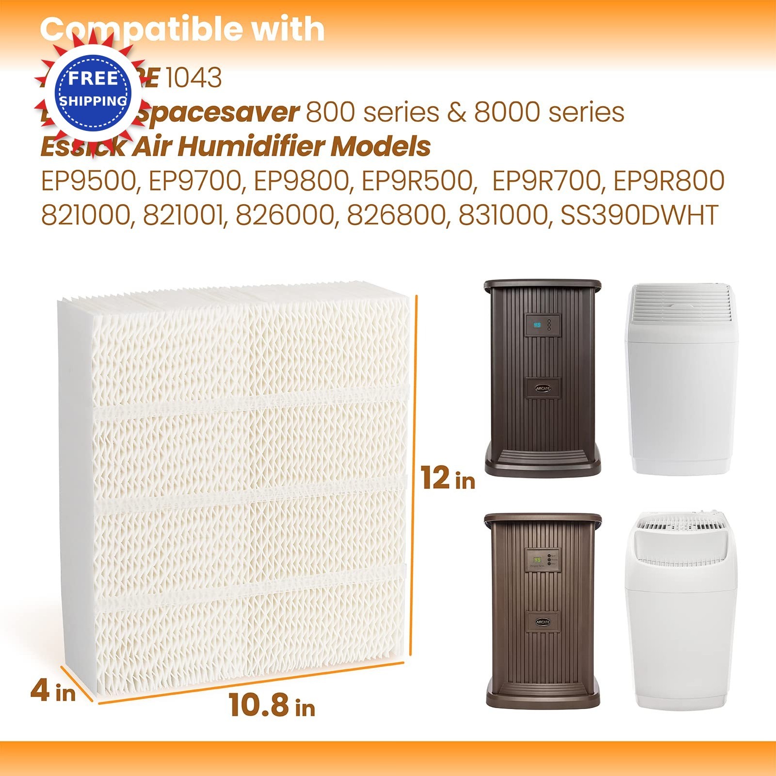 Filter Replacement Essick Air Aircare Ep9500 Ep9700 Ep9800