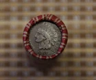 ROLL OF OLD PENNIES-1867 KEY DATE IH-estate sale—Read for free shipping-1378