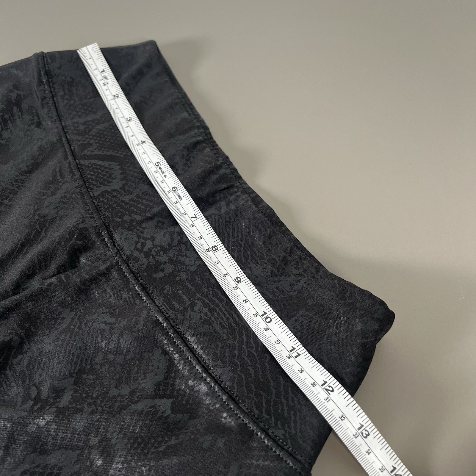 American Eagle Bike Shorts Black Python Print Siz… - image 7