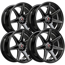 Set Of 4 Spec-1 Sp-73 17x7.5 5x4.55x120 42mm Blackmilled Wheels Rims Set Of 4 Spec-1 Sp-73 17x7.5 5x4.55x120 42mm Blackmilled Wheels Rims