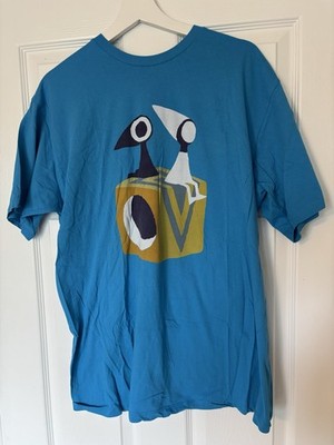 ustwo iam8bit Men's XL Blue Monument Valley Ida Graphic Cotton Crew Neck Tee