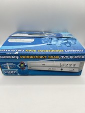 Coby DVD-224 Compact Progressive Scan DVD CD Player Remote Dolby Digital NEW