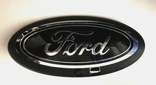 OEM 2022 2023 F150 Black & Chrome 11" Grille Oval w/CAMERA - Variations