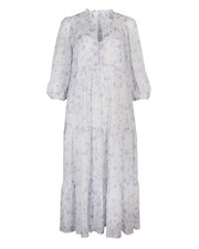 Oliver Bonas Womens White Midi Dress