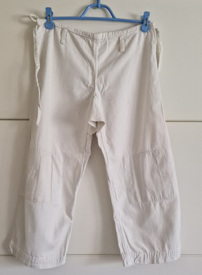 Weiße Judo Hose , Größe 130