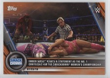 2020 Topps WWE Women's Division SmackDown Orange 9/50 Ember Moon #52 14sq