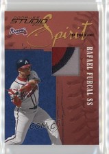 2005 Donruss Studio Spirit of the Game Jerseys Prime /10 Rafael Furcal b8h
