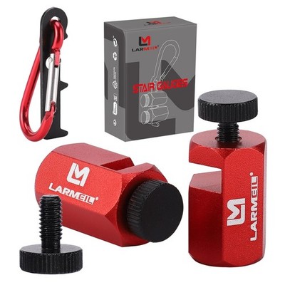 Stair Gauge with Anti-Drop Holder & Carabiner, Tall Aluminum Alloy Stair Gaug...