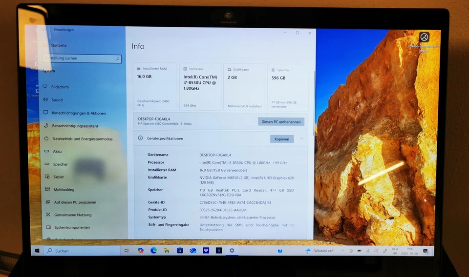 HP Spectre x360 15 4K Touch Convertible - Bild 2 von 4