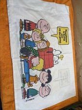 3Z - Vintage 1971 Snoopy Pillow Case Stevens Utica Bedding - USA Made