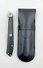 Kai 5700 Gentleman's Personal Folding Steak Knife with Leather Sheath