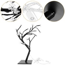 1pc lampada decorativa per albero di fiori in fibra ottica lampada per albero