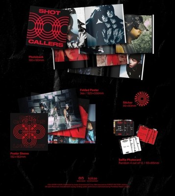 LNGSHOT SHOT CALLERS EP Album STANDARD Ver/CD+Photo Book+3 Poster+