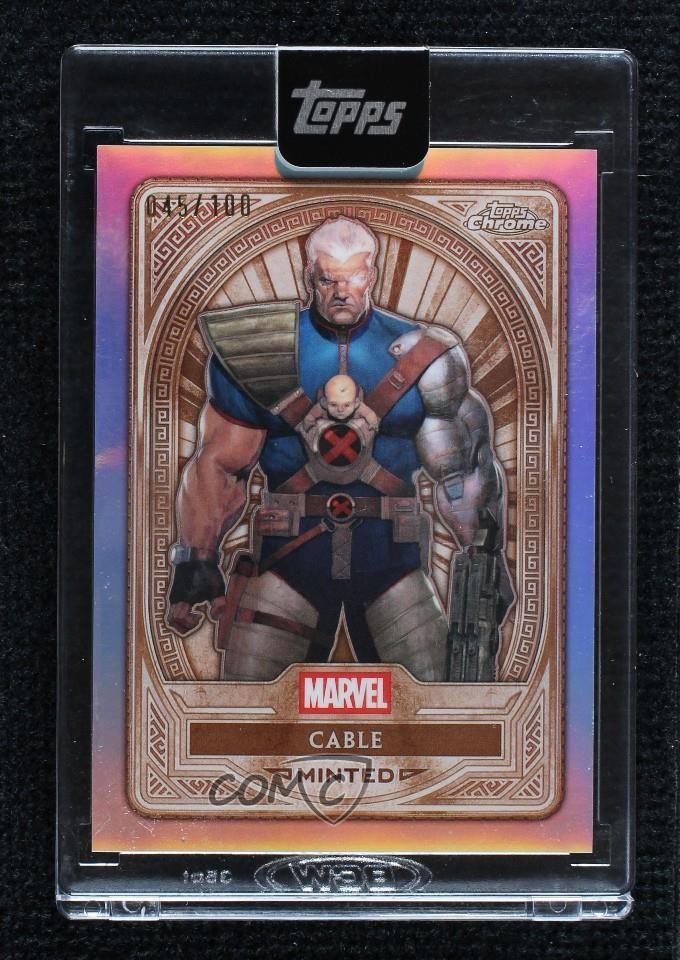 2025 Topps Marvel Mint Bronze Chrome /100 Cable #28 13zf