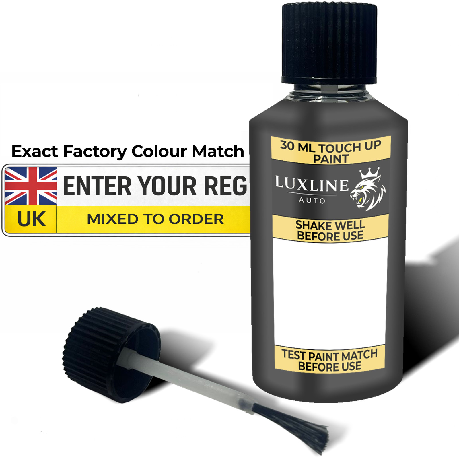 Car Touch Up Paint Mixed By Registration Reg 30ml Fix Stone Chips And Scratches