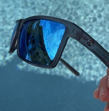 USA Seller - COSTA polarized Smoke-Clear Frame W/ Blue Polarized. Fast Ship