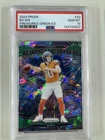 2024 Panini Prizm - Fireworks Bo Nix #23 Green Ice Prizm (RC)