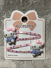 Hello Cat Kitty Friends Colorful No Slip HAIR CLIP Bang BARRETTE SET Accessories