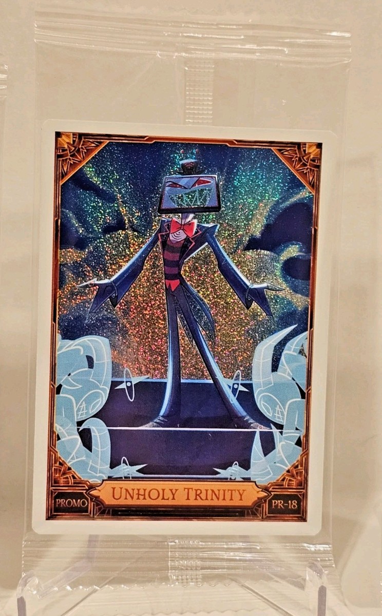 Hazbin Hotel Promo Trading Card Foil Unholy Trinity Vox PR-18 NEW