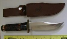 12" Elk Ridge BOWIE KNIFE with sheath & Belt Loop