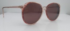 Vintage Pride 401 Brown Translucent Oval Sunglasses USA FRAMES ONLY