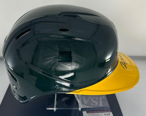 A'S RICKEY HENDERSON Signed Full Size Rawlings Baseball Rep Helmet AUTO - JSA - Picture 4 of 4