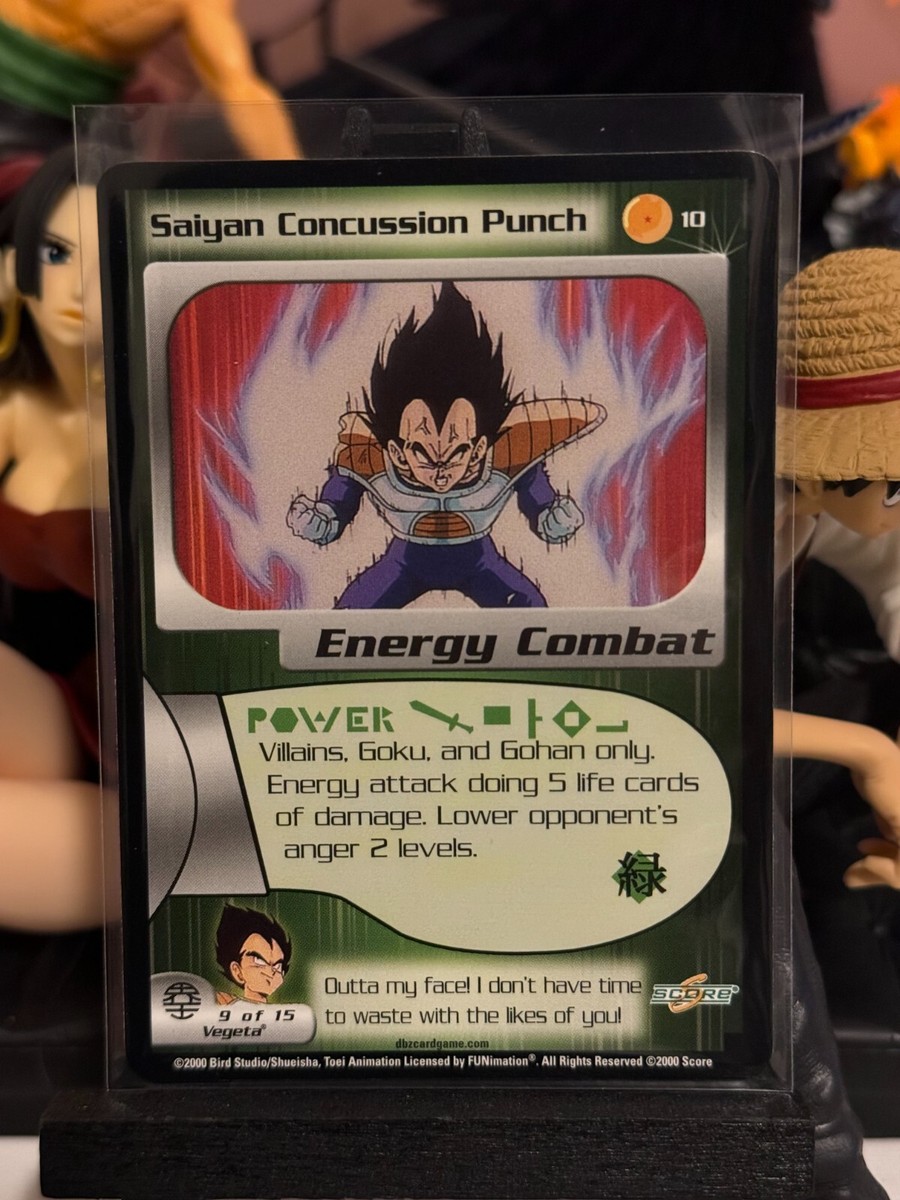 Dragon Ball Z CCG Saiyan Concussion Punch 10 Frieza Saga Unlimited