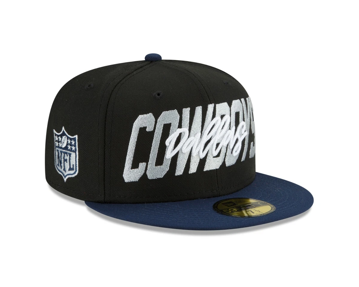 Dallas Cowboys New Era NFL Draft On Stage 59FIFTY Fitted Hat Black Navy