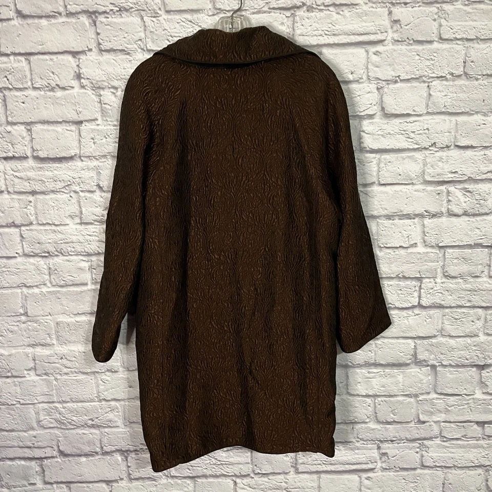 Abrigo de lluvia MYCRA PAC ONE Burnt Orangs reversible texturizado envolvente trinchera 1 S/M Foto 4 de 4