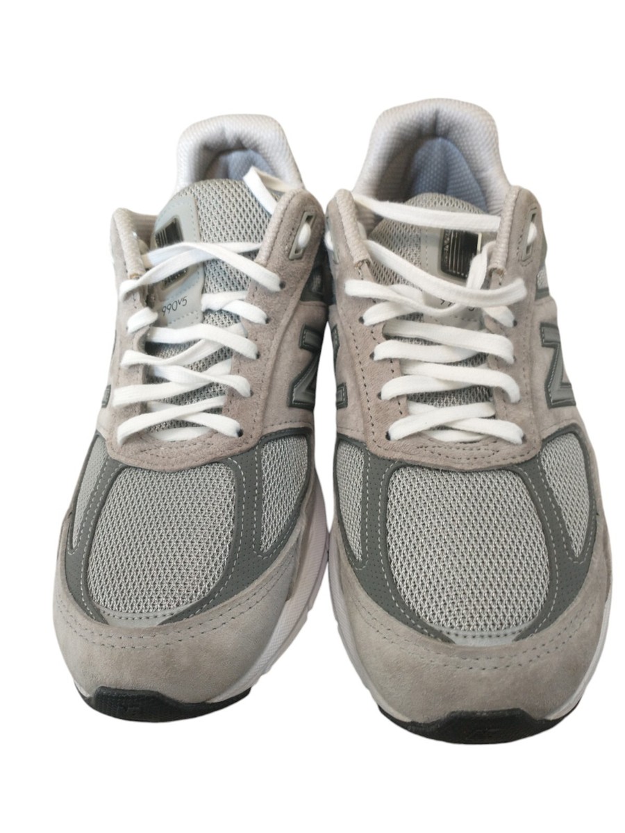 New Balance 990v5 Running Shoes Grey-Castlerock / Womens Size 10 B