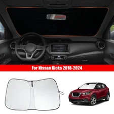 Car Windshield Sun Shade Foldable Sunshade For Nissan Kiks 2018-2024