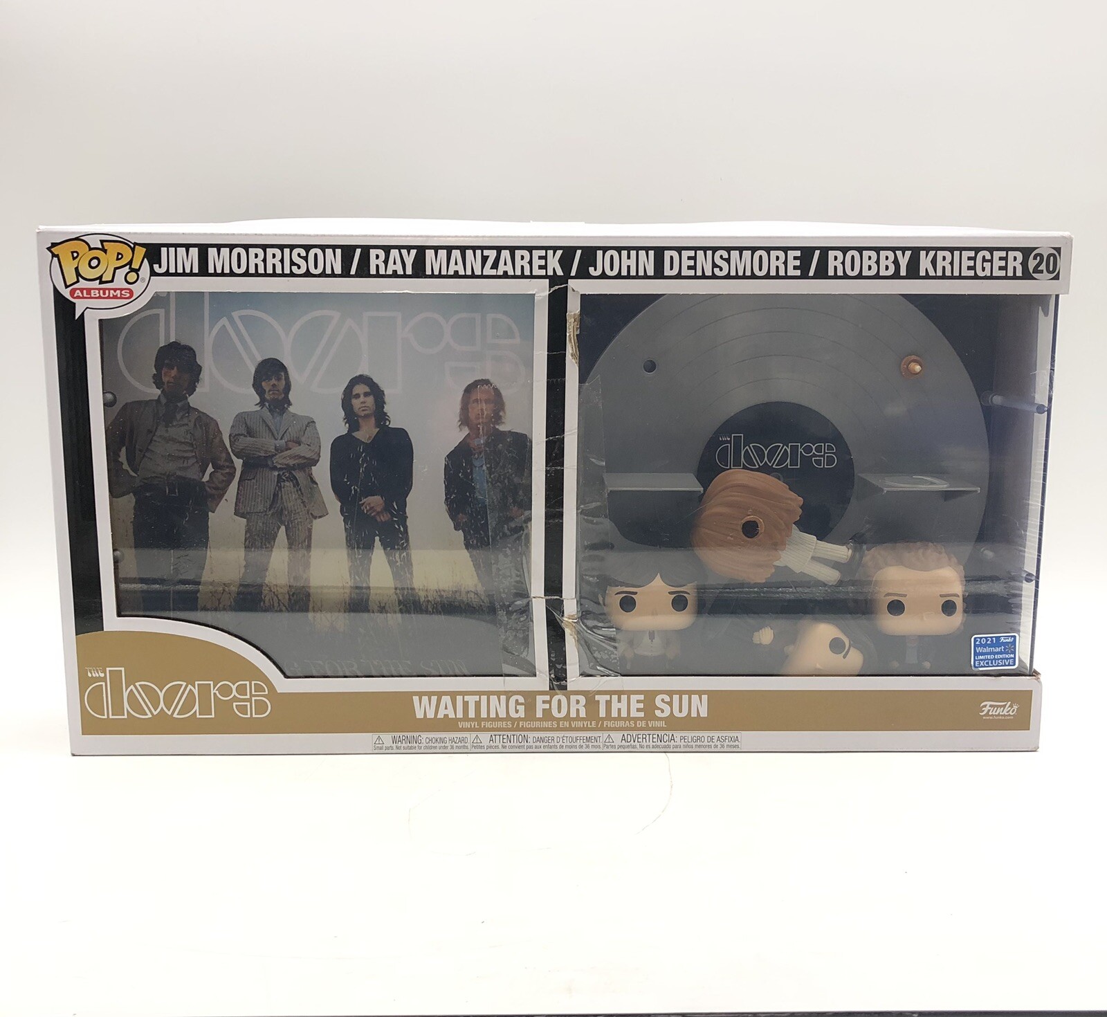 Funko Pop Deluxe Vinyl Record Album With Case Jim Morrison And The Doors Funko