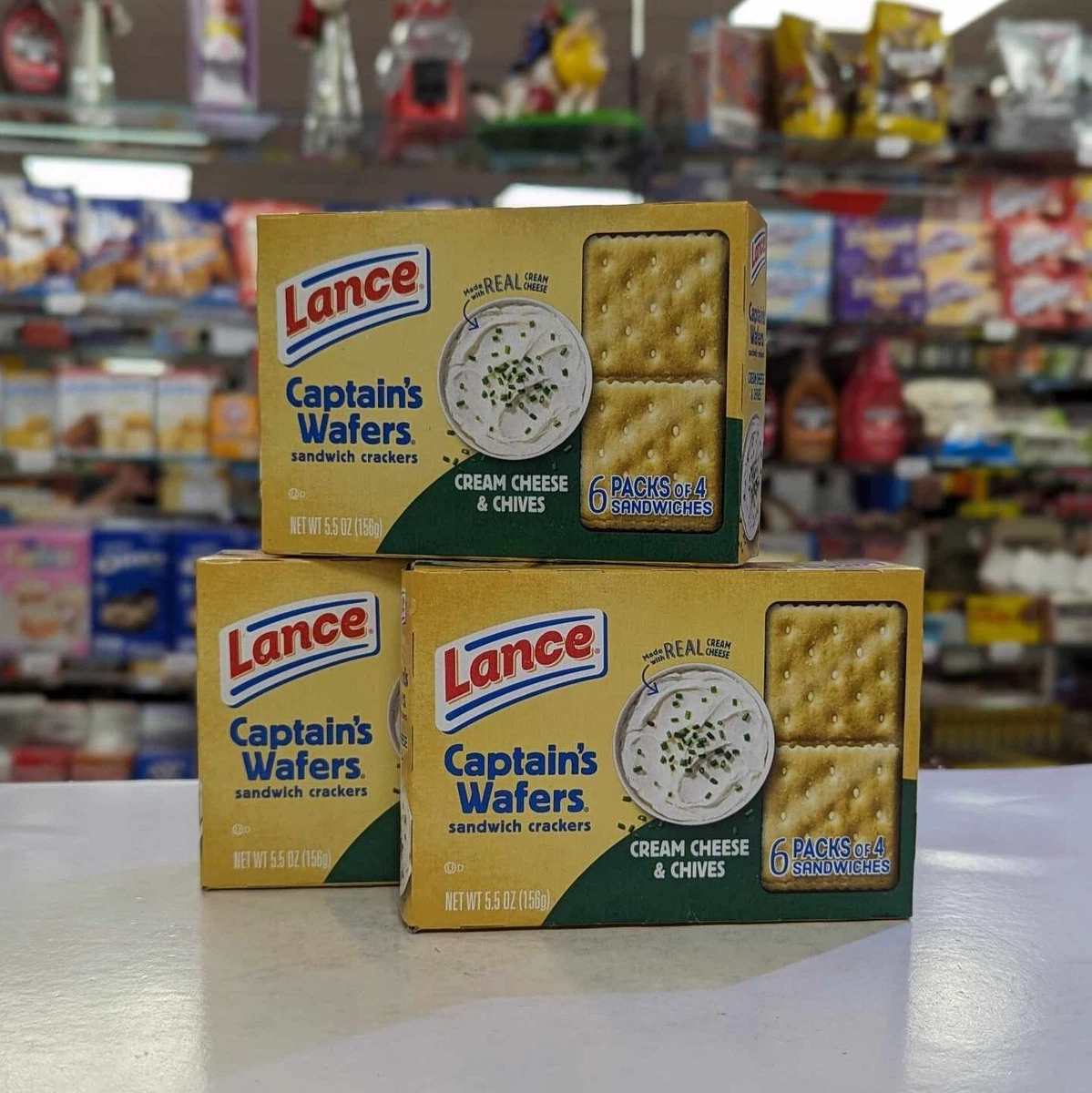 Captain's Wafers Crackers, Cream Cheese Chives Nutrition, 43 OFF