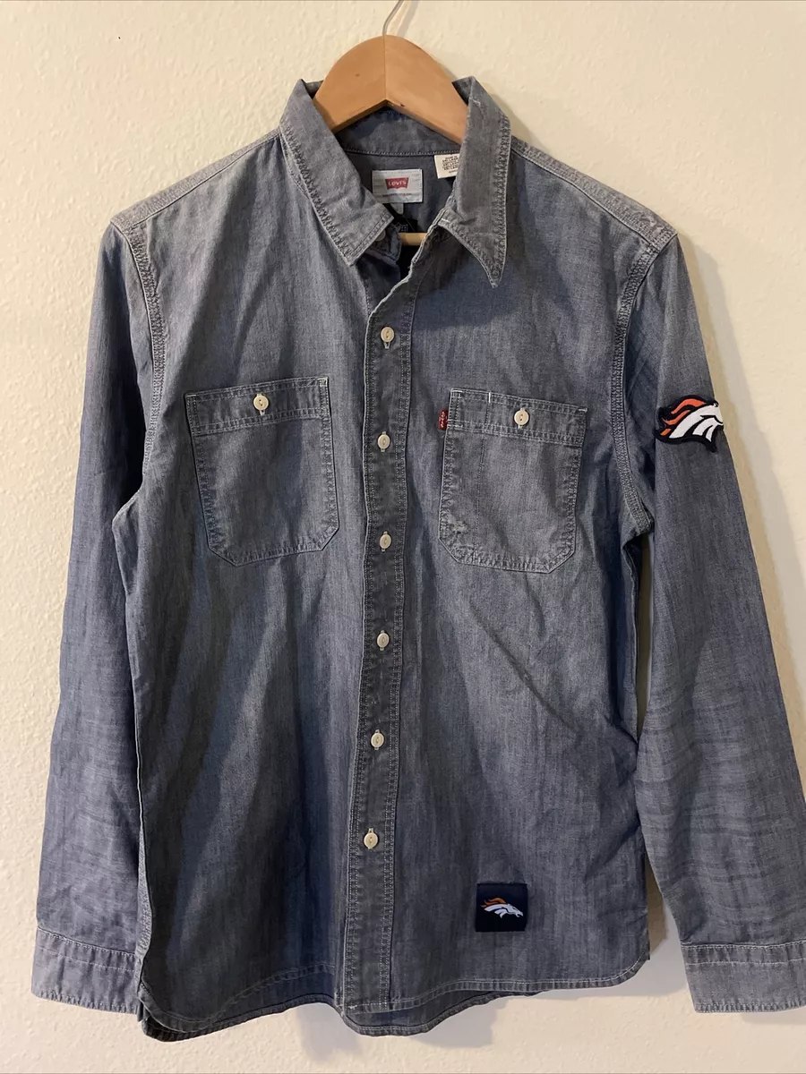 Denver broncos 2025 denim shirt