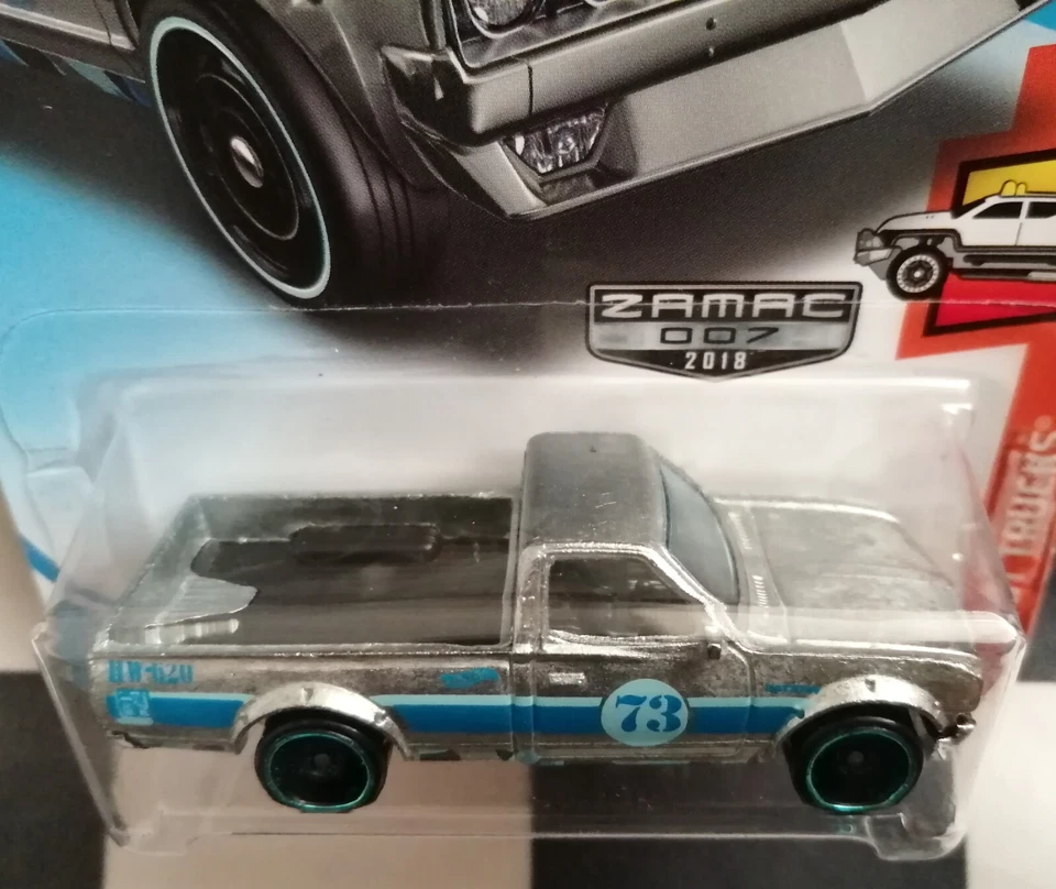 2018 Hot Wheels Walmart Exclusive Zamac Datsun 620 HW Hot Trucks #4/10 - Image 3 of 4