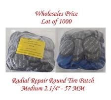 1000 Pieces Radial Repair Round Tire Patch Medium 2.1/4"-57 MM Superior Quality