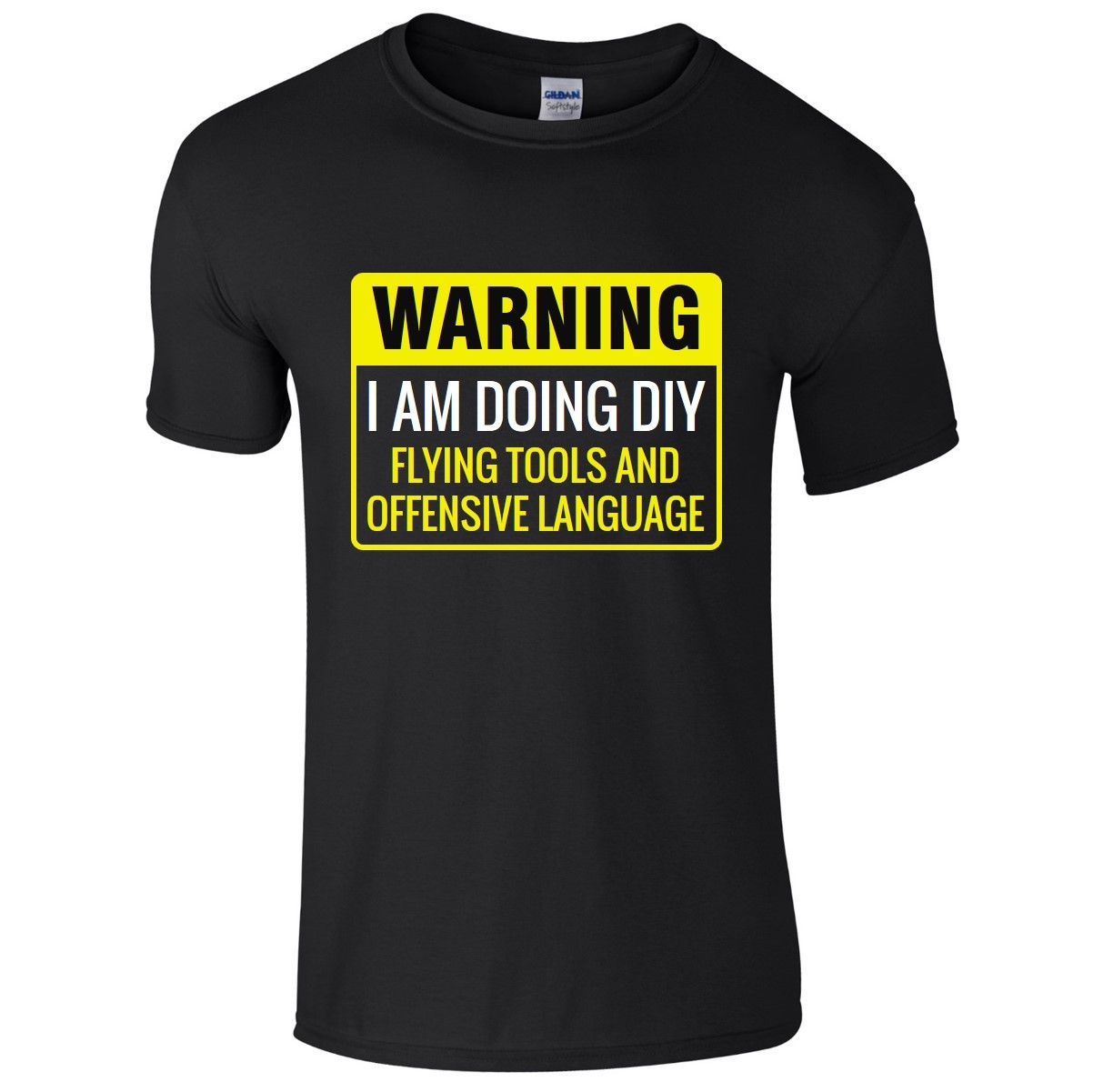 WARNING I AM DOING DIY Mens TShirt S3XL Funny Printed Novelty Joke