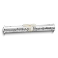 Silver-plated BAPTISM CERTIFICATE Holder