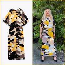 ZARA Woman Limited Edition Multicolor Printed MIDI Tunic DRESS