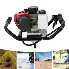 2-Takts Motor 52cc Erdbohrer Erd- Pfahlbohrer Benzinbetrieben Erdbohrger?t 1,2hp