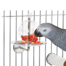 Cage Mounted Buffet Ball Bird Toy and Treat Dispenser Foraging Systems M-XL Bird