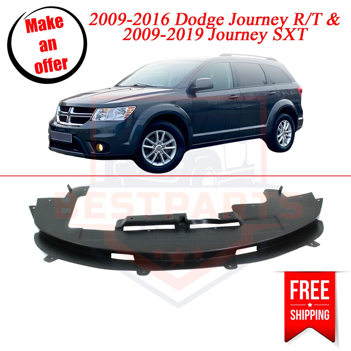 Front Engine Splash Shield 5116301AC for 2009-2016 Dodge Journey R