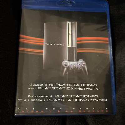 Welcome to Playstation 3 and Playstation Network Blu-ray Disc PS3 - NEW Sealed