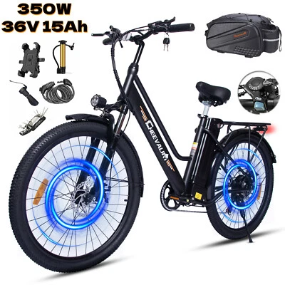CHEEVALRY 2025 NEU CHEEVALR C26 Elektrofahrrad 36V 15Ah City EBike 26" 100KM Damen/Herren