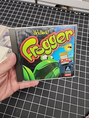 Frog Windows Cd Vintage 1997 - Frogger CD-ROM PC Game for Windows 95 98 Complete Used ...