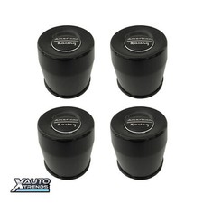 4 X American Racing Wheel Center Cap Lrg 56 Lug Push Thru Gloss Black 1425002gb