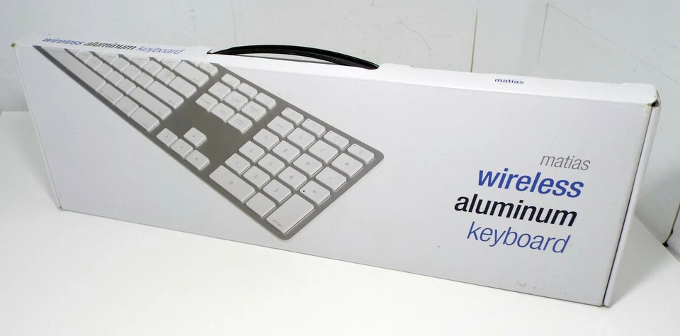 Matias Wireless (bluetooth) Aluminum White Keyboard  for Mac or Windows - Image 2 of 4